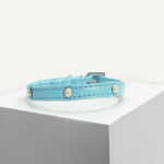 Blue Pearl Vegan Leather Cat Collar