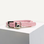 Blush Vegan Leather Cat Collar