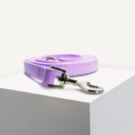 Lilac Vegan Leather Dog Lead