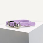 Lilac Vegan Leather Cat Collar