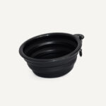 Collapsible Black Travel Bowl