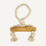 Trapeze Coffee Wood Rope Toy