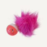 Pink Plastic and Fluffy Ball Duo