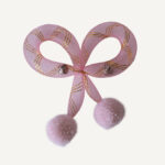 Pink Pom Pom Bow